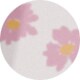 Transparent Pink Floral Print